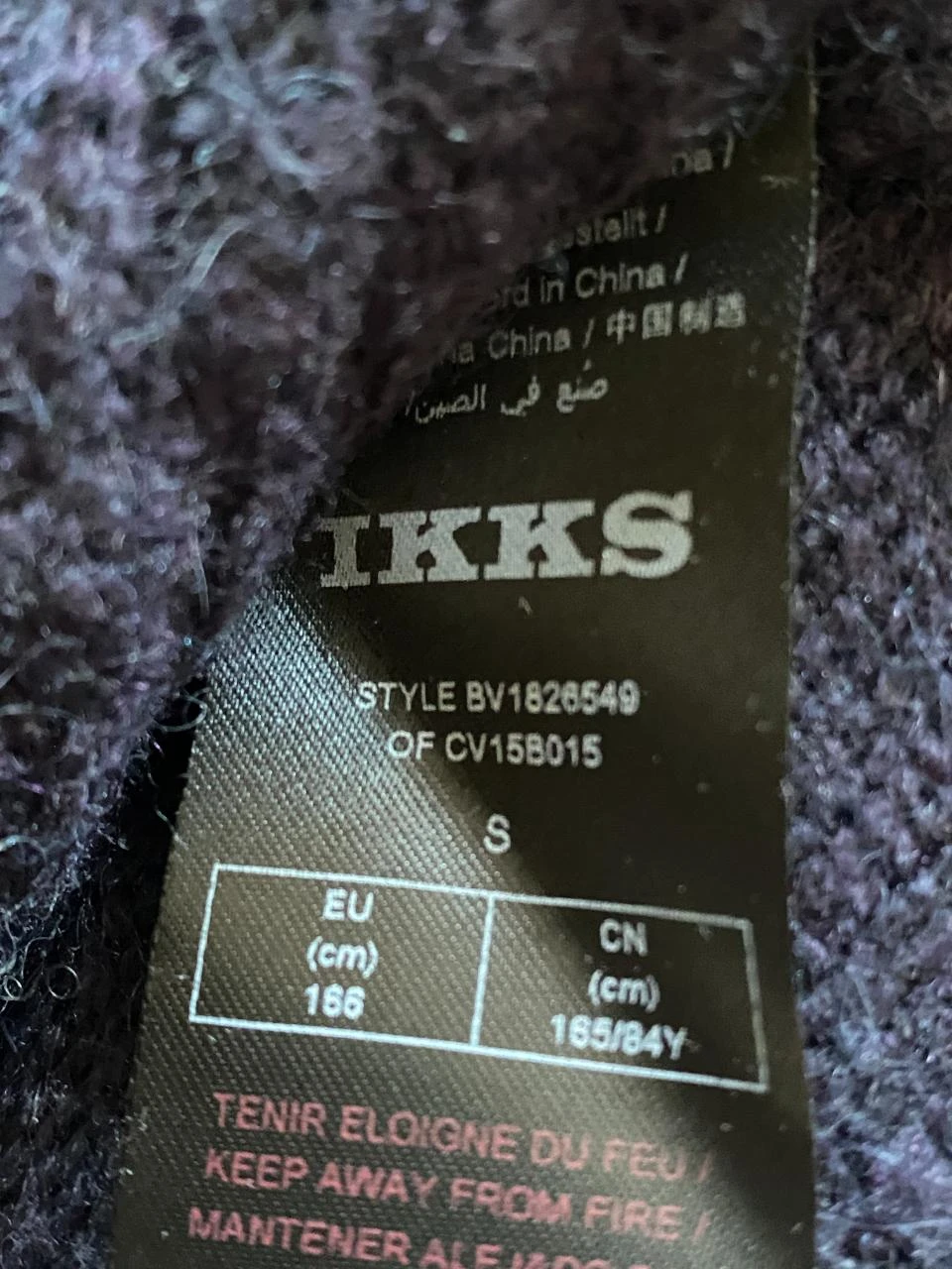 Suéter IKKS talla 36 cuello de tortuga azul marino mangas cortas – STAY COOL – photo 8